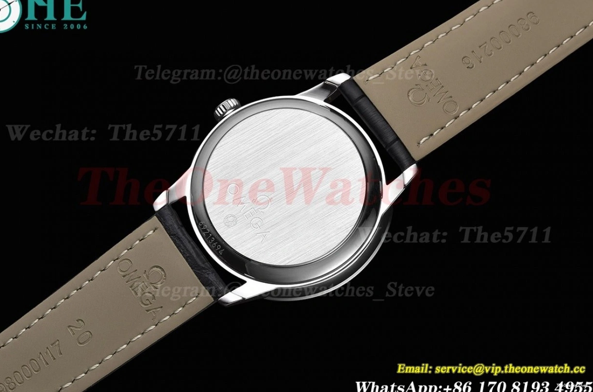 Ville White GDF Co-Axial Dial Men's 39.5MM SS MY8215 De LE 0518